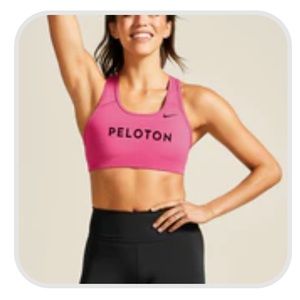 Peloton Active Fuschia Swoosh Bra size medium